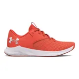 Championes Under Armour Charged Aurora para mujer, color negro con detalles en gris y suela blanca.