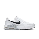 Championes Nike Air Max Excee blancos con detalles en negro y gris.