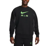 Buzo Nike Air color ladrillo con logo y texto "AIR" estampados en negro.