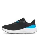Championes de running Under Armour Charged Pursuit 4, color azul marino con logo blanco. Capellada de malla transpirable y entresuela Charged Cushioning para mayor amortiguación.