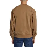 Buzo marrón de cuello redondo, marca Dickies, modelo Gridley. Presenta logo de la marca estampado en el pecho.