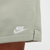 Pantalón corto verde de algodón, con cintura elástica y cordón ajustable.