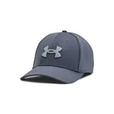 Gorro Under Armour color verde militar con logo bordado en negro.