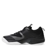Championes deportivos de hombre en combinación de negro y blanco, con estructura de malla y suela ligera.