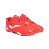 Championes de fútbol 5 Joma Aguila 2507 color rojo con detalles en blanco y azul.