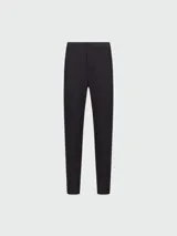 Pantalón de vestir negro de corte slim fit.