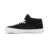 Zapatillas Vans Skate Half Cab negras con detalles en blanco.