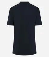 Remera negra de algodón con estampa de Snoopy en el frente.