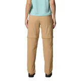 Pantalón de trekking negro convertible en short, con tecnología Omni-Shield que repele la humedad y resiste las manchas.