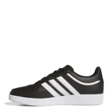 Championes Adidas Hoops 4.0, color negro con detalles blancos, de estilo urbano.