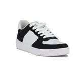 Championes Actvitta de hombre, con diseño bicolor blanco y negro y cordones blancos.