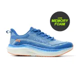 Championes deportivos American Sport Blake para hombre, color azul con detalles en blanco y naranja.