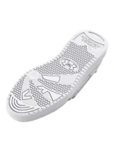 Championes urbanos Under Armour UA Official blancos con detalles en negro, con logo en el lateral y suela blanca.