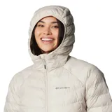 Campera puffer color borgoña con capucha, cierre frontal y bolsillos laterales con cierre. El forro termorreflectivo Omni-Heat™ retiene el calor mediante puntos plateados que reflejan el calor corporal. El aislamiento Thermarator™ 100 % poliéster reciclado te mantiene abrigado con fibras sintéticas livianas que retienen el calor incluso cuando están mojadas.