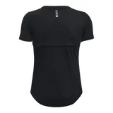 Remera deportiva Under Armour Streaker de mujer, color azul con logo en el ruedo.