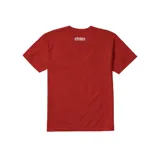 Remera de algodón color bordó con logo de Etnies en el cuello y estampado frontal con el logo de Independent en color blanco.