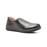 Zapato casual Korium Confort Katie color marrón con plantilla de cuero y cierre de cremallera lateral.