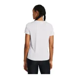 Remera deportiva Under Armour Tech™ SSV Twist color rosa con logo blanco en el pecho.