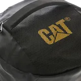 Mochila unisex negra convertible en bolso duffel, con amplio compartimento principal, bolsillo interior con cierre, compartimento acolchado para portátil de 15 pulgadas, panel trasero con riel moldeado de EVA, bolsillo lateral largo con cierre, bolsillo lateral de malla con cierre y correas de hombro acolchadas Airmesh.