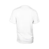 Remera blanca de algodón con estampa en el frente que incluye el logo de Converse y un skyline con puesta de sol.