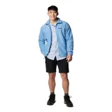 Pantalón largo de senderismo convertible en short, color negro, con tecnología Omni-Wick para absorción de humedad y Omni-Shade UPF 50 para protección solar. Cuenta con cintura parcialmente elástica, cinturón extraíble, bolsillos laterales, bolsillo de seguridad con cremallera, bolsillo cargo con cierre de velcro y perneras desmontables con cremallera.