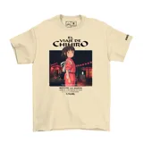 Remera color crema con estampado del personaje principal de la película El Viaje de Chihiro.