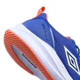 Championes de running Umbro Recovery, color azul con detalles en blanco y negro.