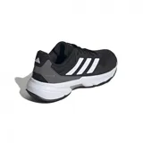 Championes Adidas Courtjam Control 3 para hombre, color negro con detalles en blanco y gris.