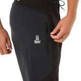 Short de baño Rip Curl Mirage Search Ultimate, color negro con cintura elastizada y cordón de ajuste. Bolsillo lateral con cierre.