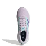 Championes Adidas Response Runner, color lila con detalles en celeste y azul, ideales para running.