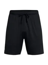 Short deportivo Under Armour Tech color azul marino con logo blanco en la pierna izquierda.