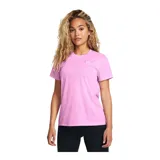 Remera deportiva Under Armour Tech color celeste con logo blanco en el pecho.