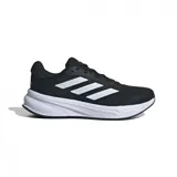 Zapatillas Adidas Response para mujer, color negro con detalles blancos.