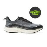 Championes deportivos American Sport modelo Blake, color gris con detalles en negro y suela blanca. Confeccionados con tecnología Memory Foam.