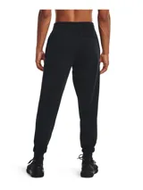 Pantalón de jogging Under Armour Rival Fleece color azul con logo blanco en el muslo izquierdo.