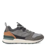 Championes urbanos Merrell Alpine 83 Sneaker, color gris carbón, con detalles en marrón y verde. Confeccionados en gamuza y malla, con suela de goma y cordones.