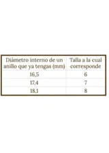 Anillo dorado de acero inoxidable con zircón blanco.