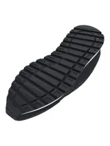 Zapatillas urbanas Under Armour Essential Runner, color blanco con detalles en negro.