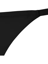 Colaless de hilo Calvin Klein, modelo Cotton Modal Bare, color negro, confeccionada en algodón modal y elastano, con cintura elástica y logo de la marca en el frente.