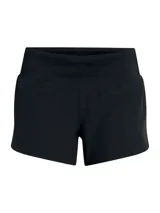 Short deportivo negro de mujer, marca Under Armour, modelo Launch Pro 3.