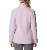 Campera polar Columbia Basin Trail III Full Zip para mujer, color azul marino. Con cierre frontal completo y bolsillos laterales con cierre.