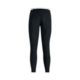 Pantalón deportivo Under Armour Challenger Pro para mujer, color rojo con paneles laterales en negro y logo blanco.