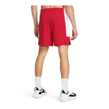 Short deportivo Under Armour UA Zone 7, color negro con logo blanco estampado en la pierna izquierda.