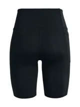 Short de ciclismo Under Armour Motion Bike negro, con cintura alta, calce ajustado y largo a medio muslo. Confeccionado en tejido suave cepillado por fuera y con tecnología antitranspirante. Incluye bolsillo lateral.