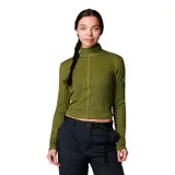 Pantalón tipo jardinero negro de softshell con tirantes ajustables, cierre frontal con cremallera, bolsillos laterales con cremallera y bolsillo en el pecho.