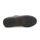 Zapatillas Caterpillar Hex + de cuero negro, con cordones y suela de goma robusta.