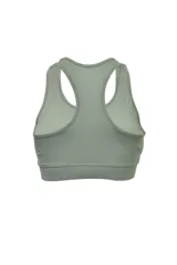 Top deportivo negro, diseñado para proporcionar soporte y comodidad durante el ejercicio.