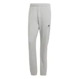 Pantalón de jogging Adidas Trefoil Essentials French Terry, color gris con logo bordado en negro.