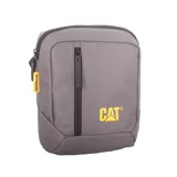 Mochila para tablet de color azul, con compartimento interior, bolsillo frontal con cremallera y bandolera ajustable.