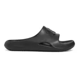 Sandalia Under Armour para hombre, modelo M Locker V SL, color negro con logo en relieve en la tira.